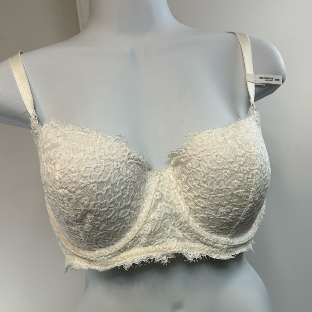 36DD Sexy BALCONETTE Aerie underwire Bra NEW lace - “racer back convertible” NWT
